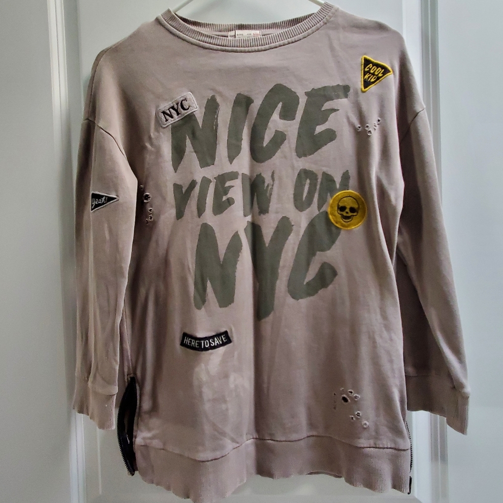 Zara Boys Collection Grey Sweater Size 9/10
